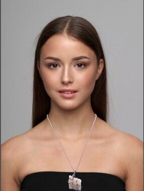 Raw Rose Quartz Pendant with Pink Cord Necklace NWOT
